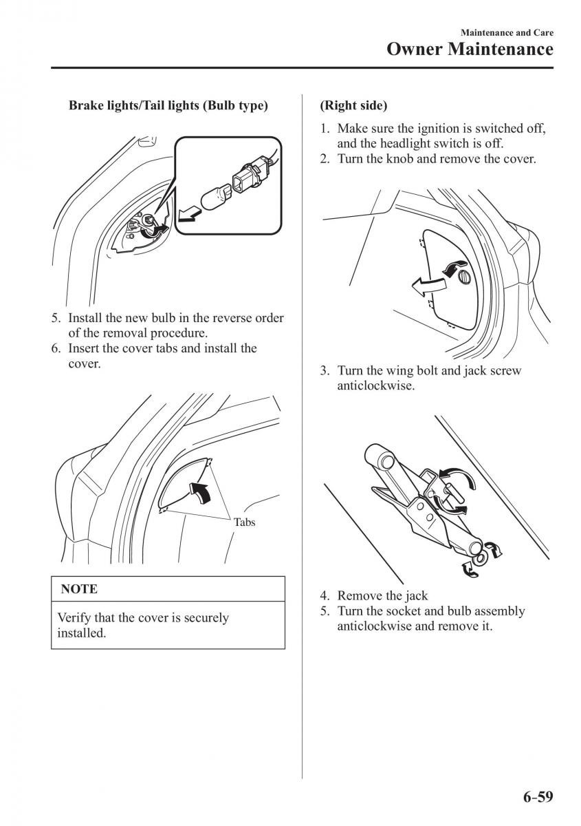 Mazda 3 III owners manual / page 555