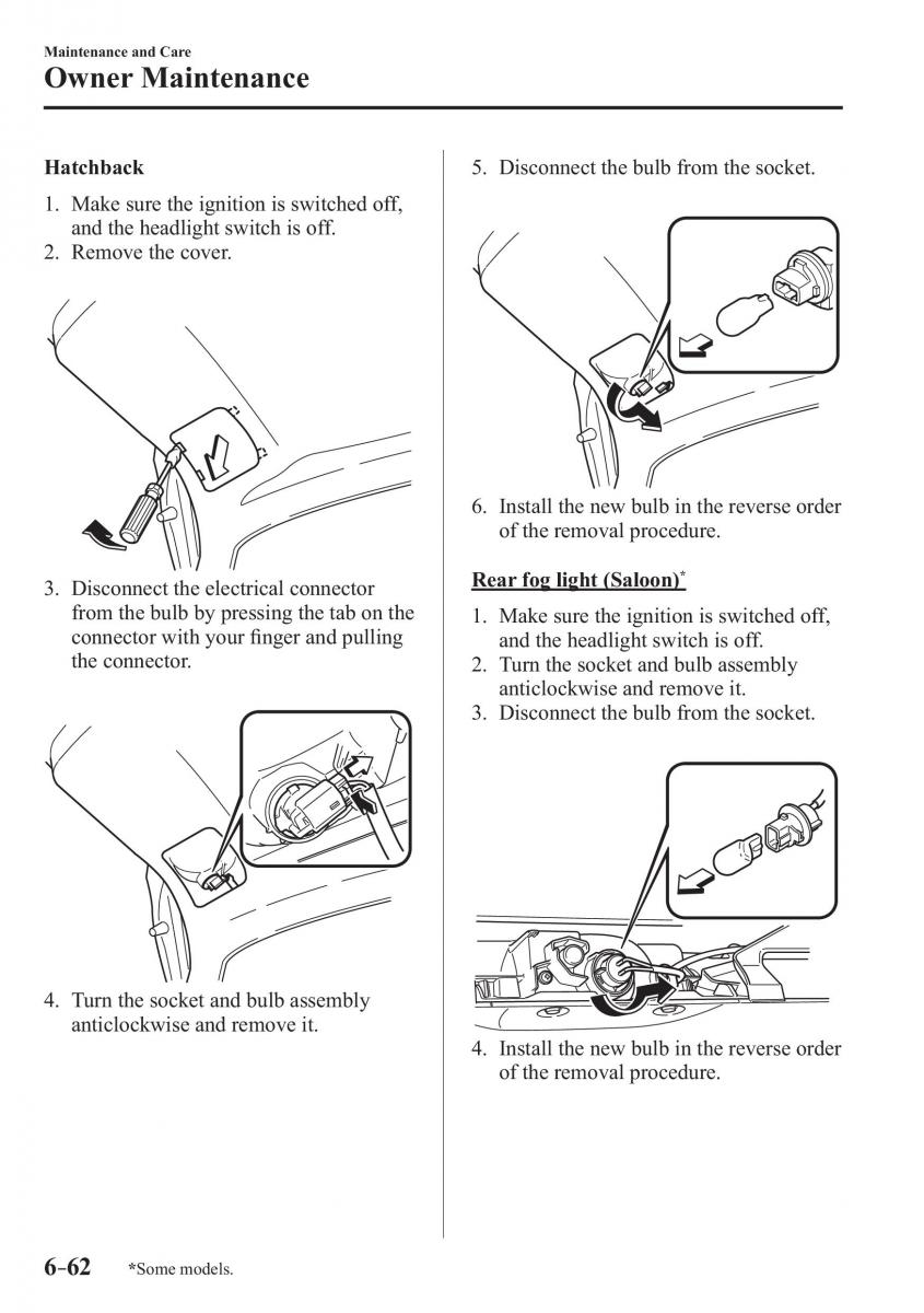 Mazda 3 III owners manual / page 558