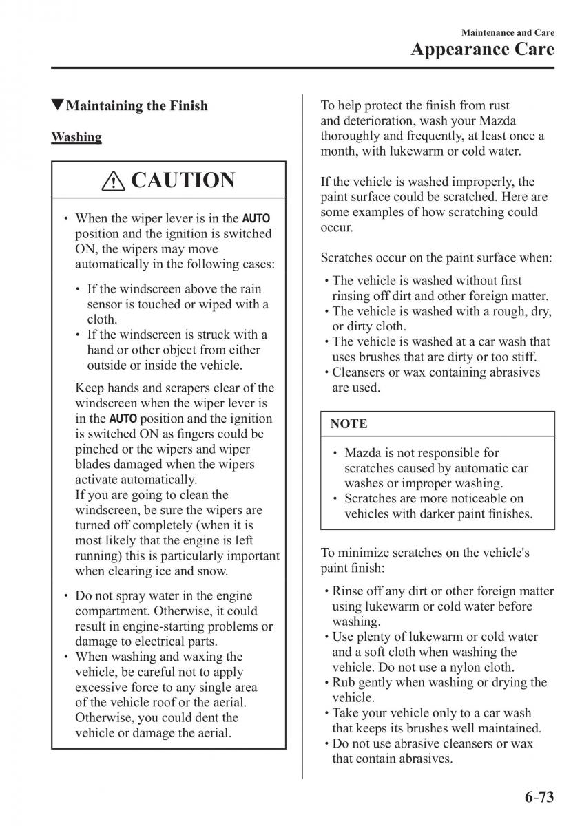 Mazda 3 III owners manual / page 569