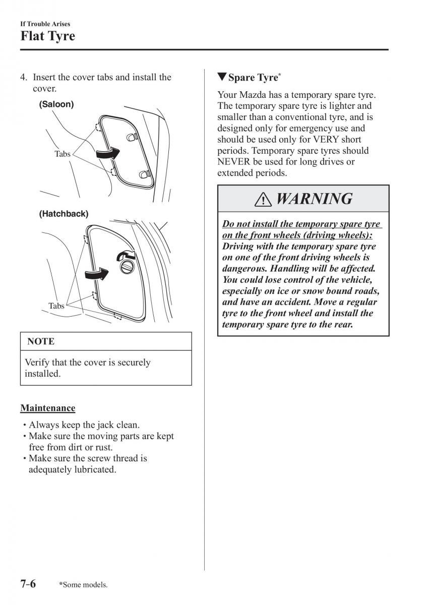 Mazda 3 III owners manual / page 582