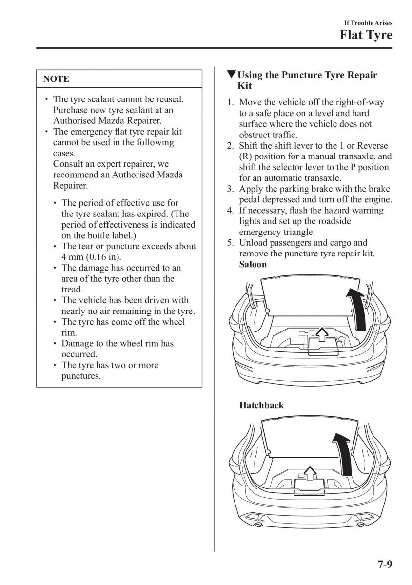 Mazda 3 III owners manual / page 585