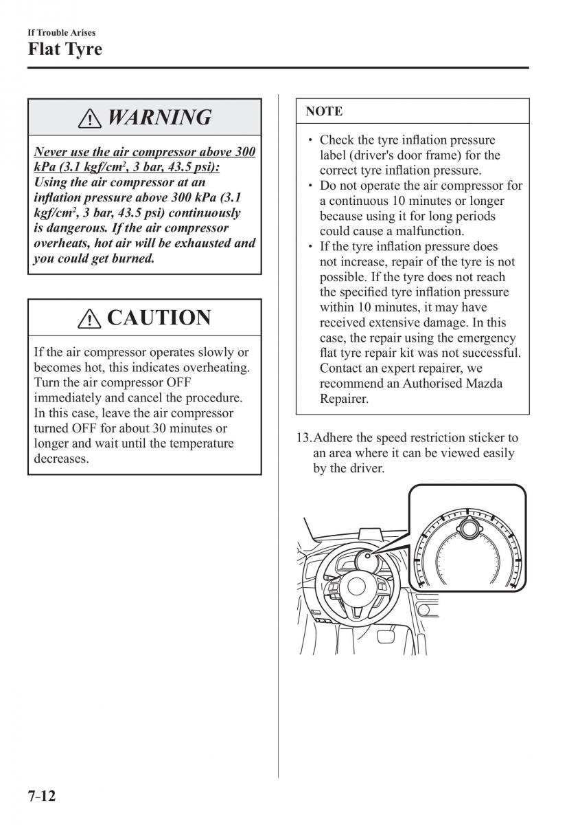 Mazda 3 III owners manual / page 588