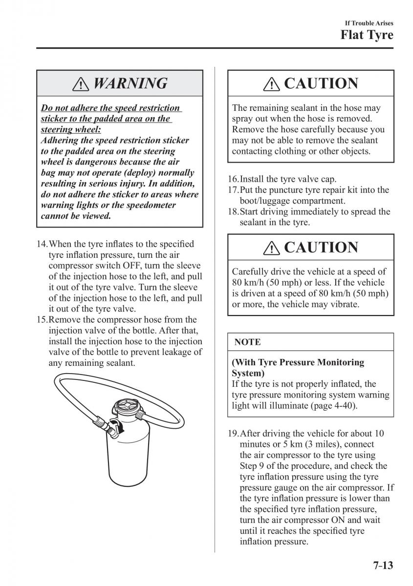 Mazda 3 III owners manual / page 589