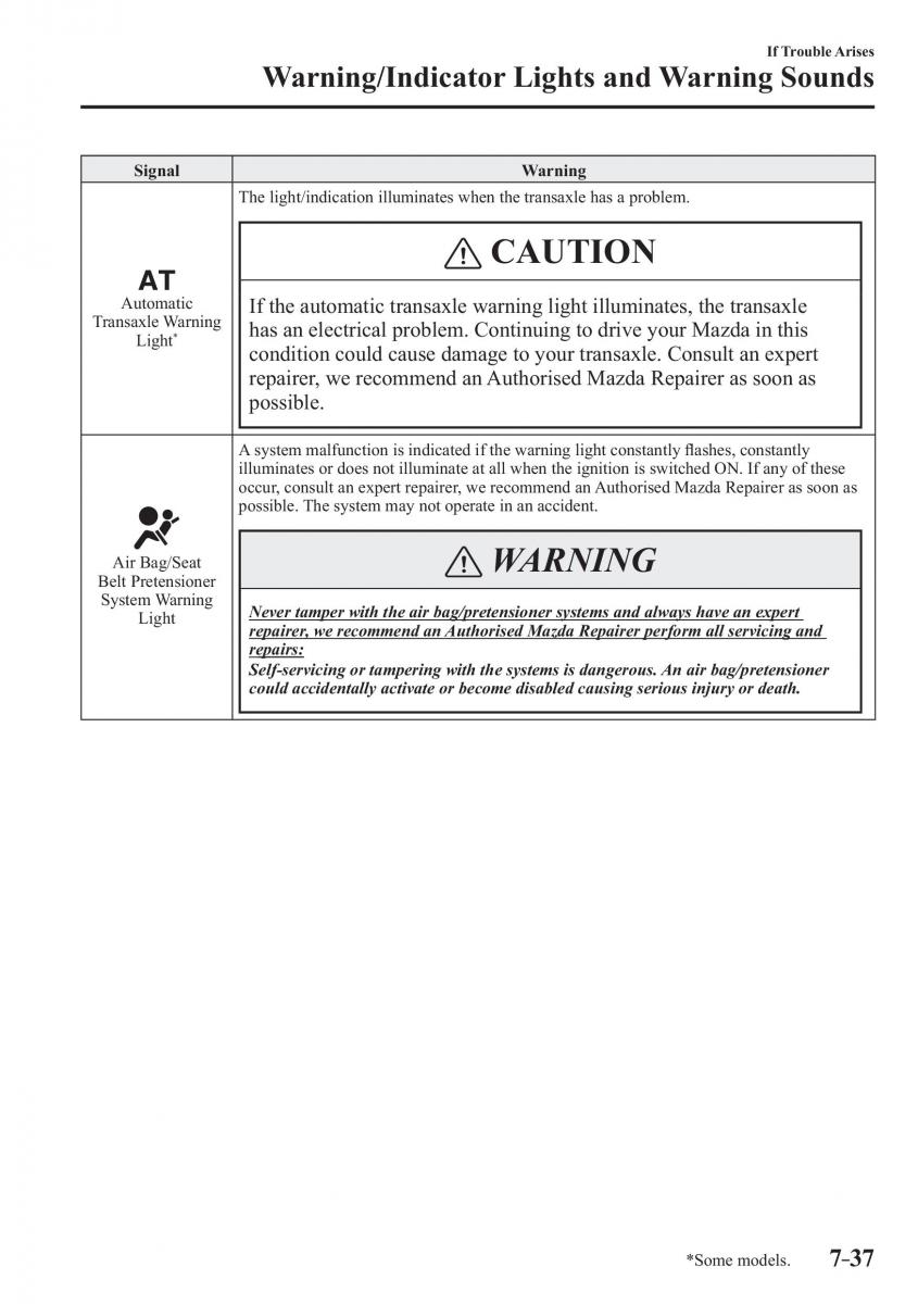 Mazda 3 III owners manual / page 613