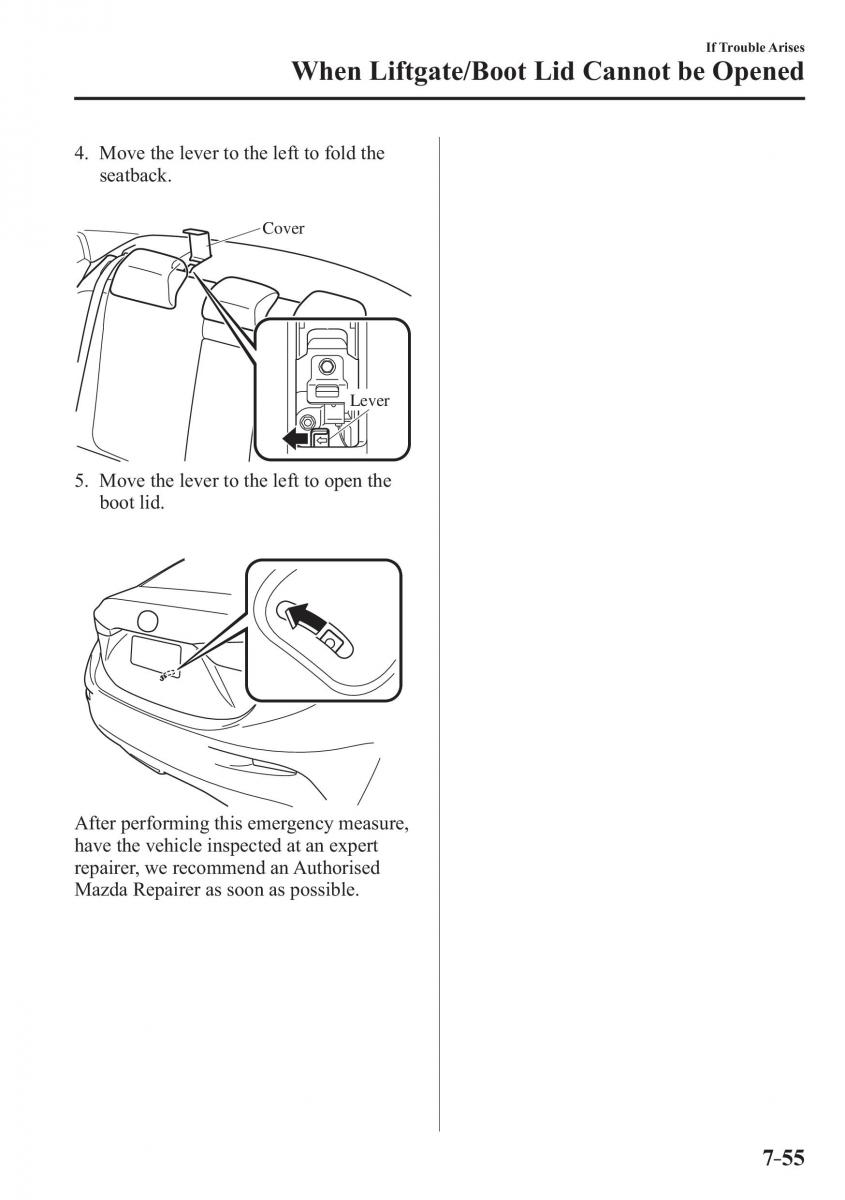 Mazda 3 III owners manual / page 631