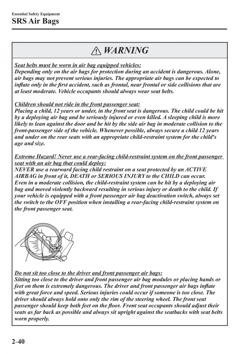 Mazda 3 III owners manual / page 64