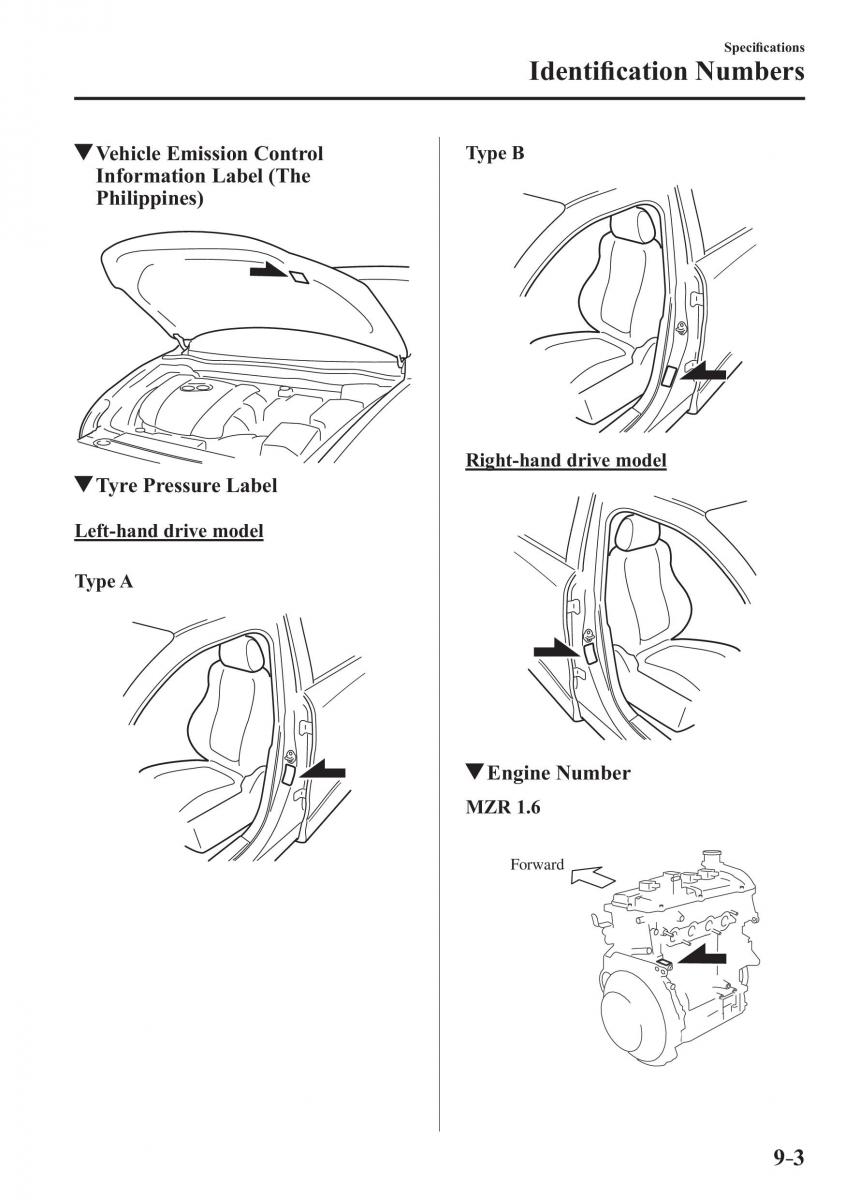 Mazda 3 III owners manual / page 657