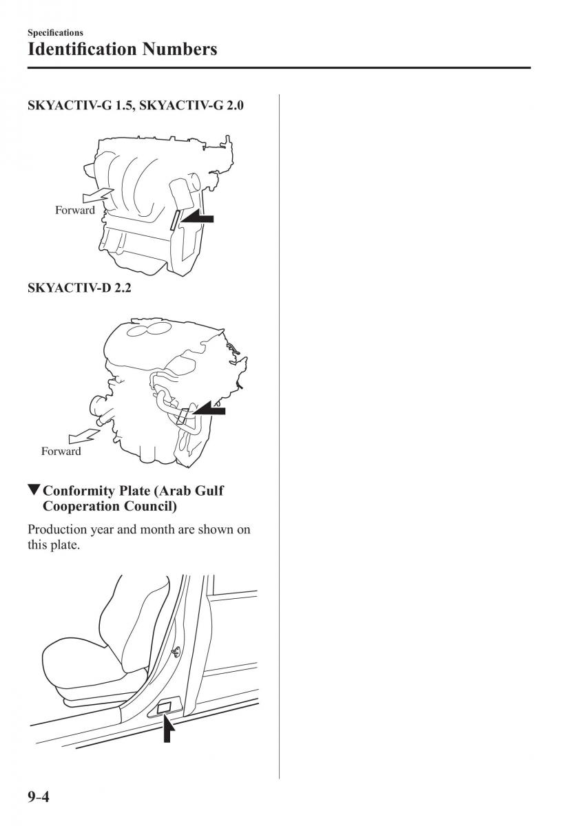 Mazda 3 III owners manual / page 658