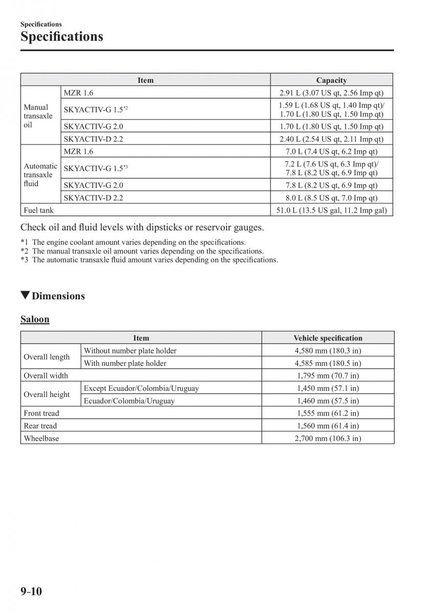 Mazda 3 III owners manual / page 664