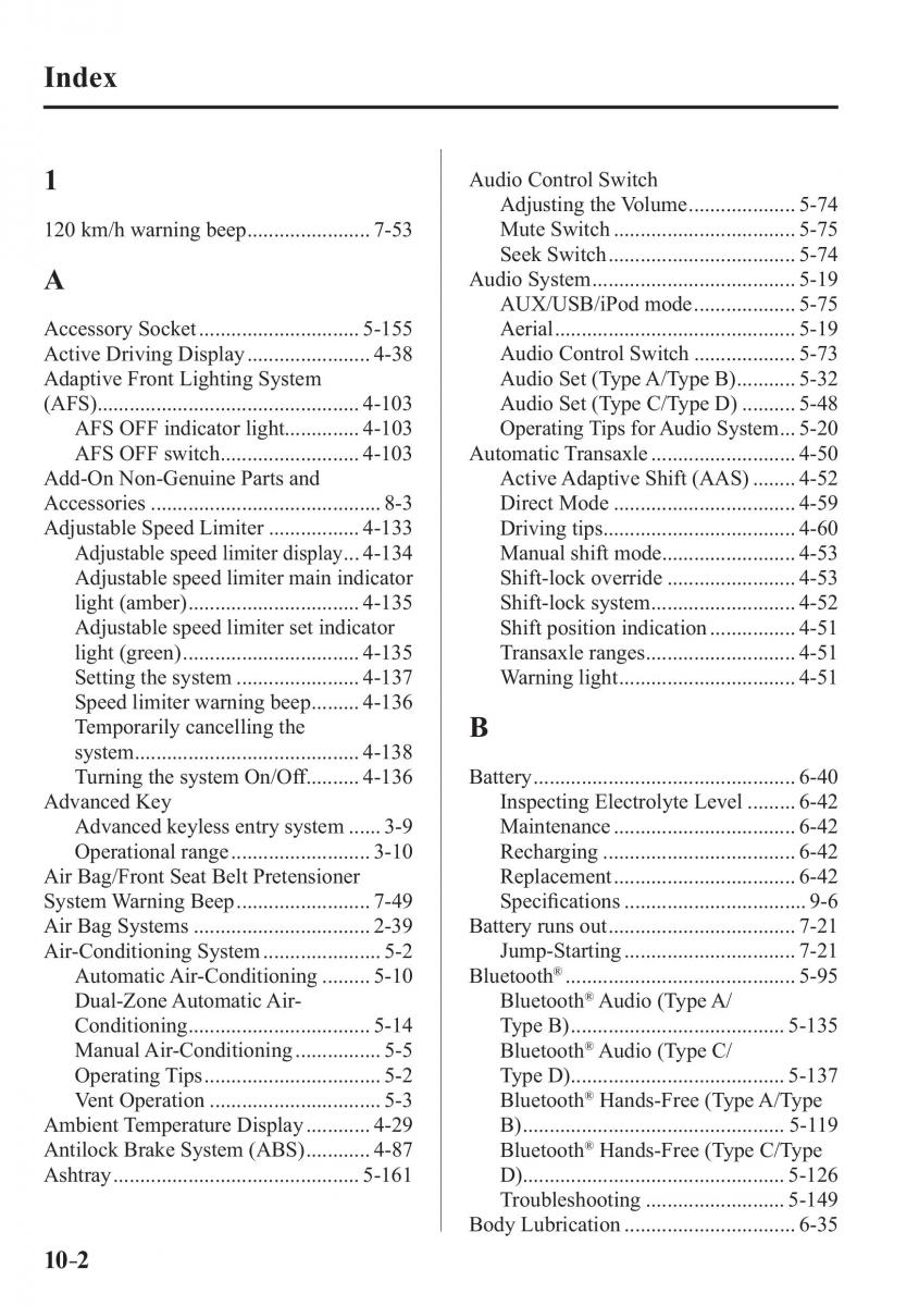 Mazda 3 III owners manual / page 678