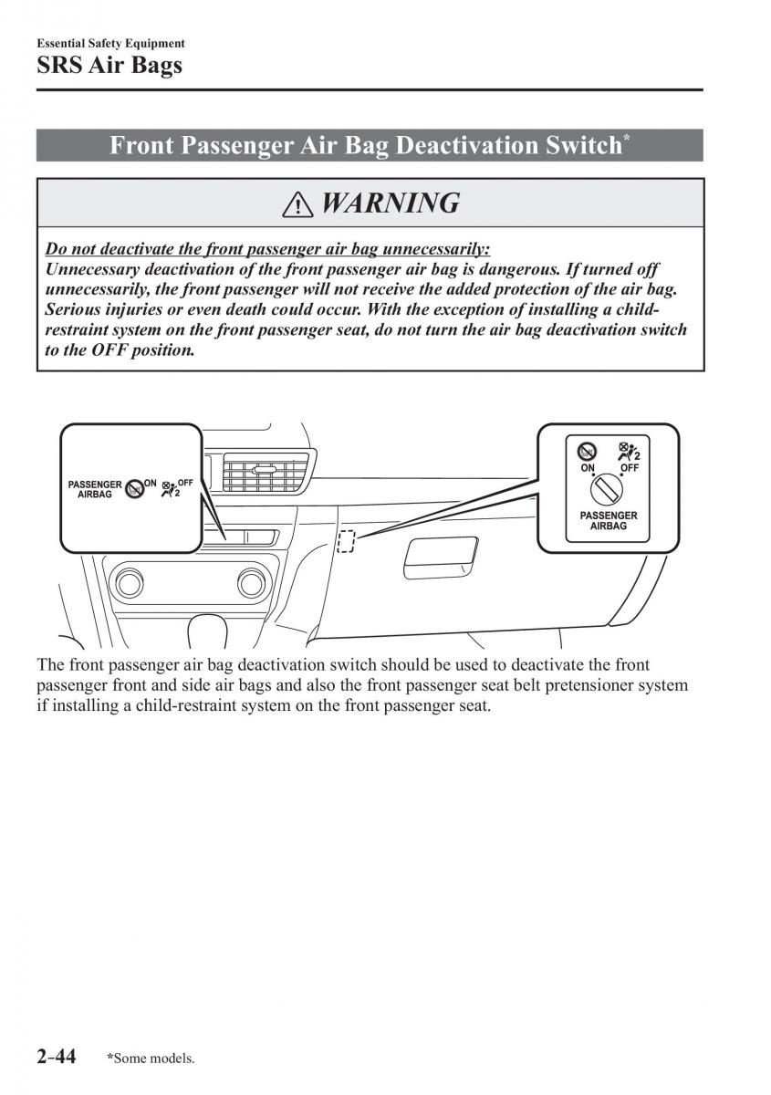 Mazda 3 III owners manual / page 68