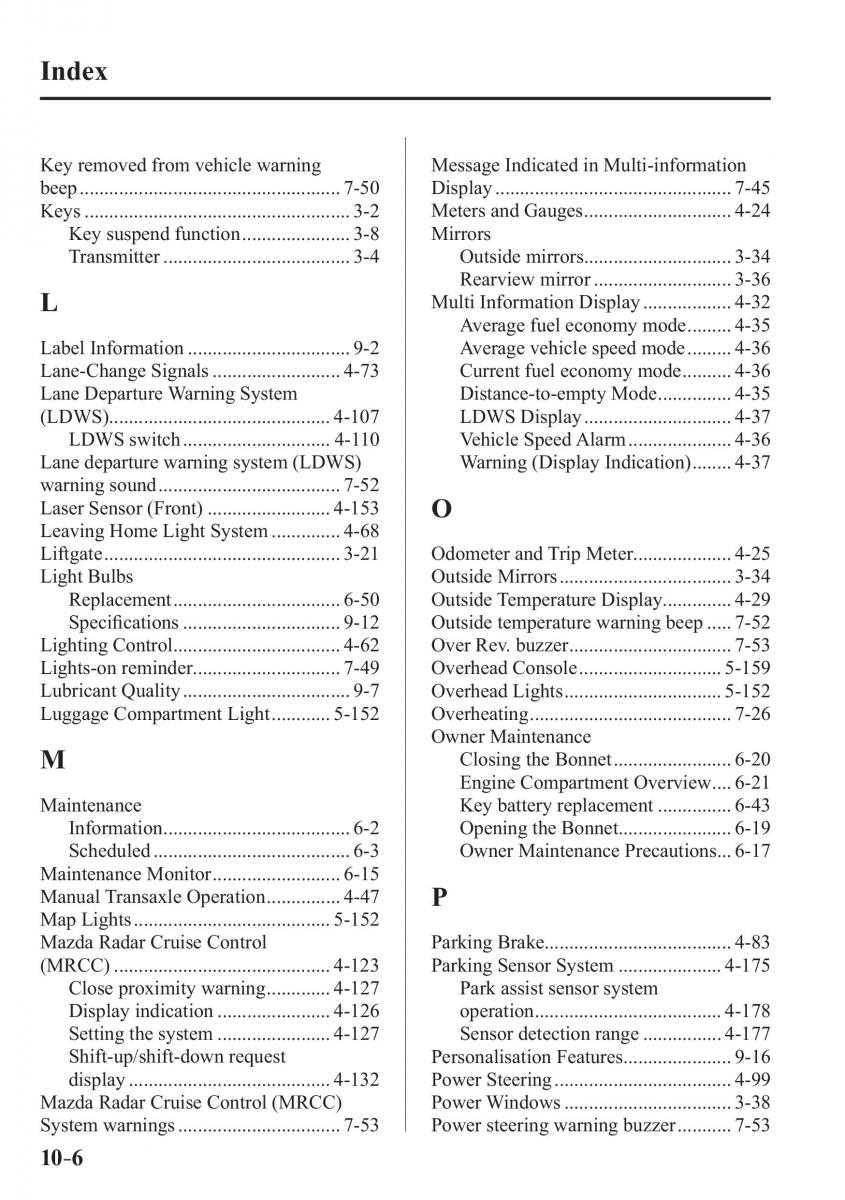 Mazda 3 III owners manual / page 682