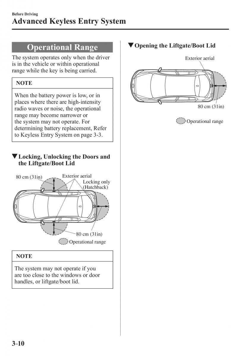 Mazda 3 III owners manual / page 88