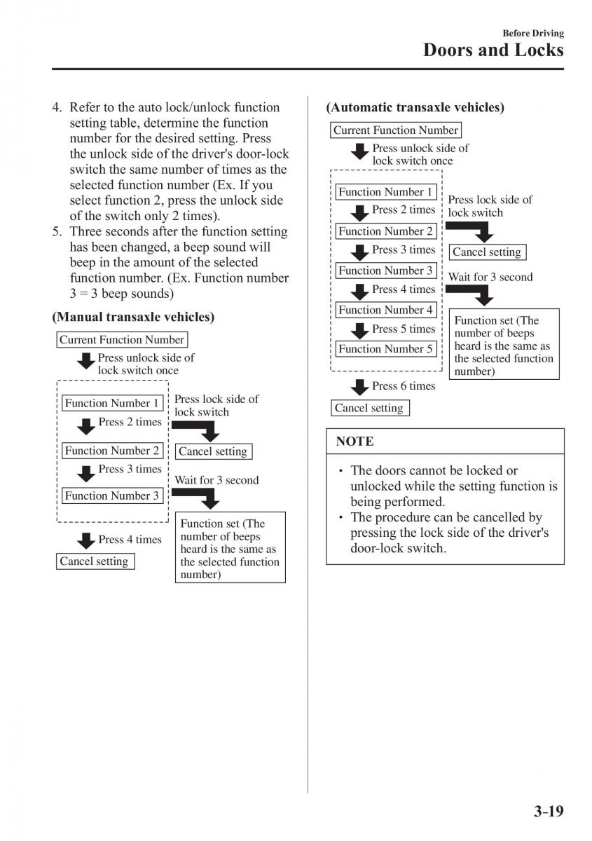 Mazda 3 III owners manual / page 97