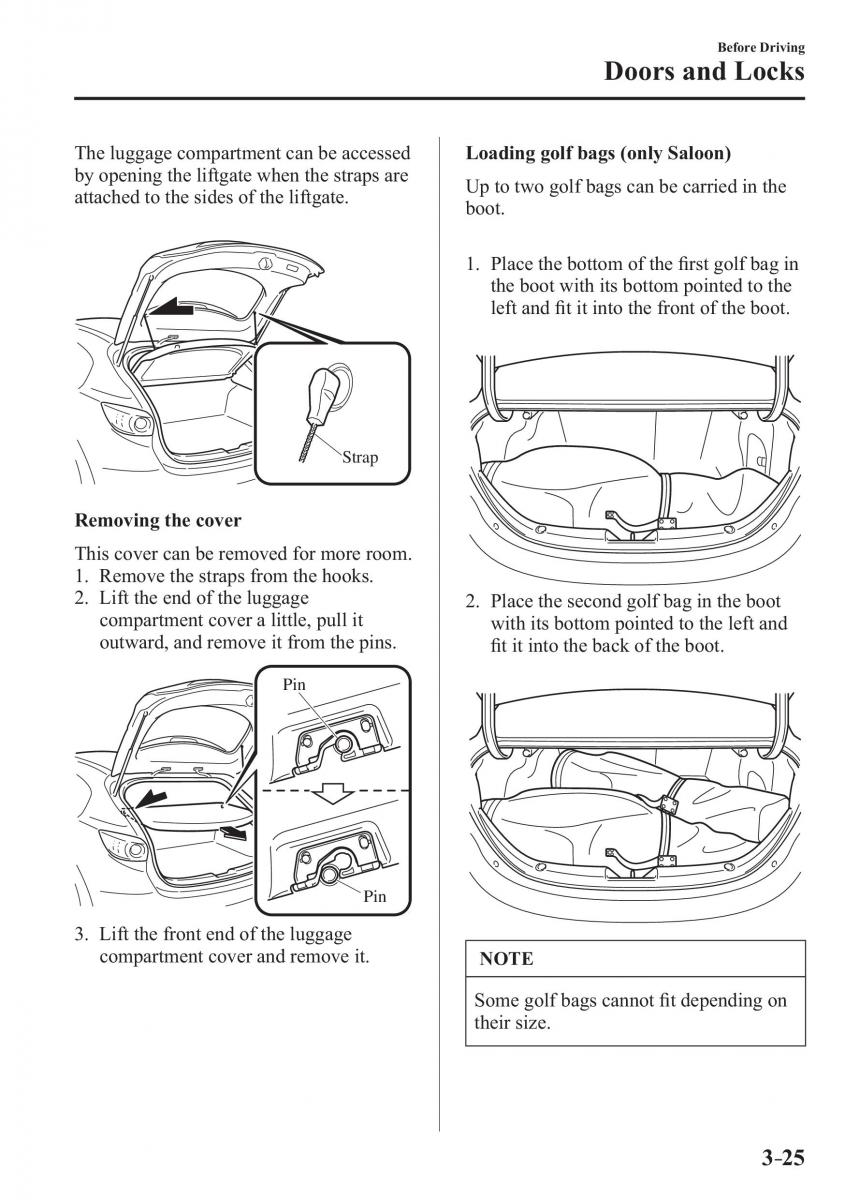 Mazda 3 III owners manual / page 103