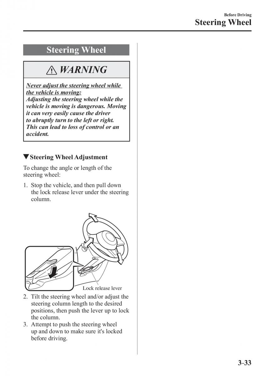 Mazda 3 III owners manual / page 111