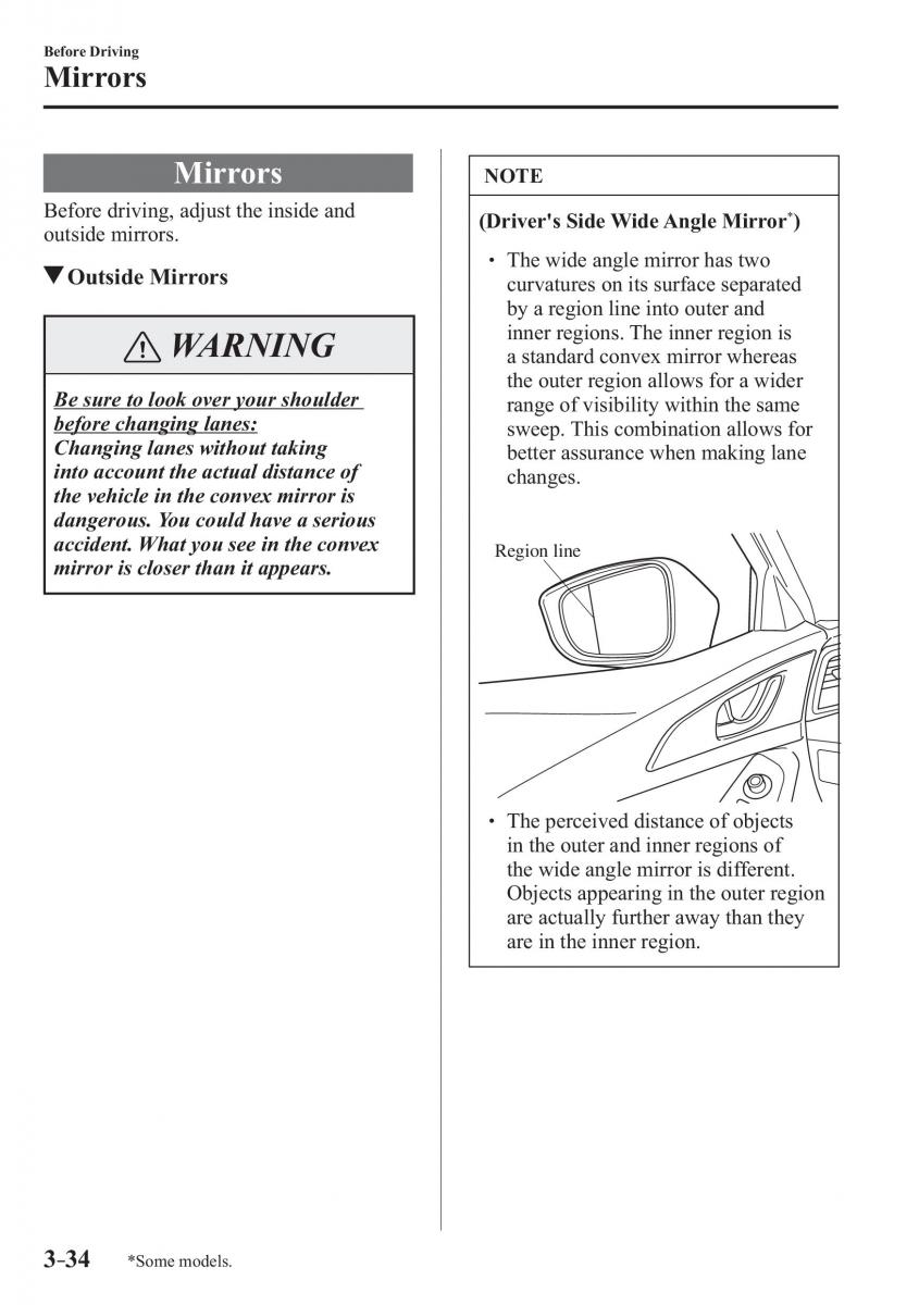 Mazda 3 III owners manual / page 112