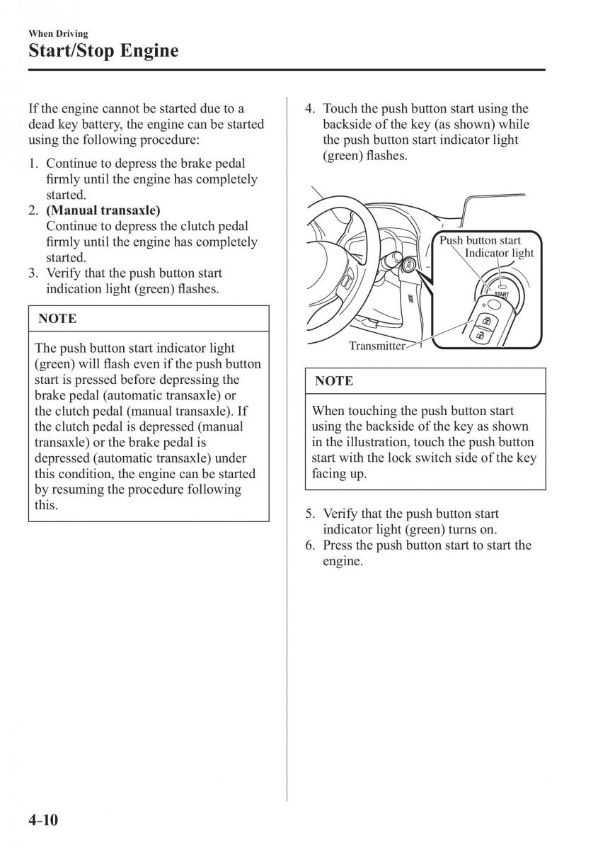 Mazda 3 III owners manual / page 160