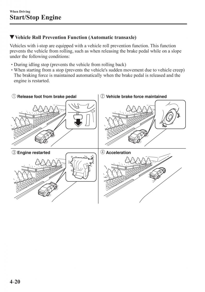 Mazda 3 III owners manual / page 170