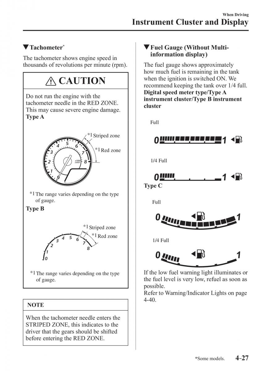 Mazda 3 III owners manual / page 177