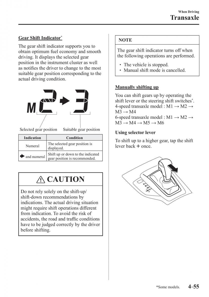 Mazda 3 III owners manual / page 205