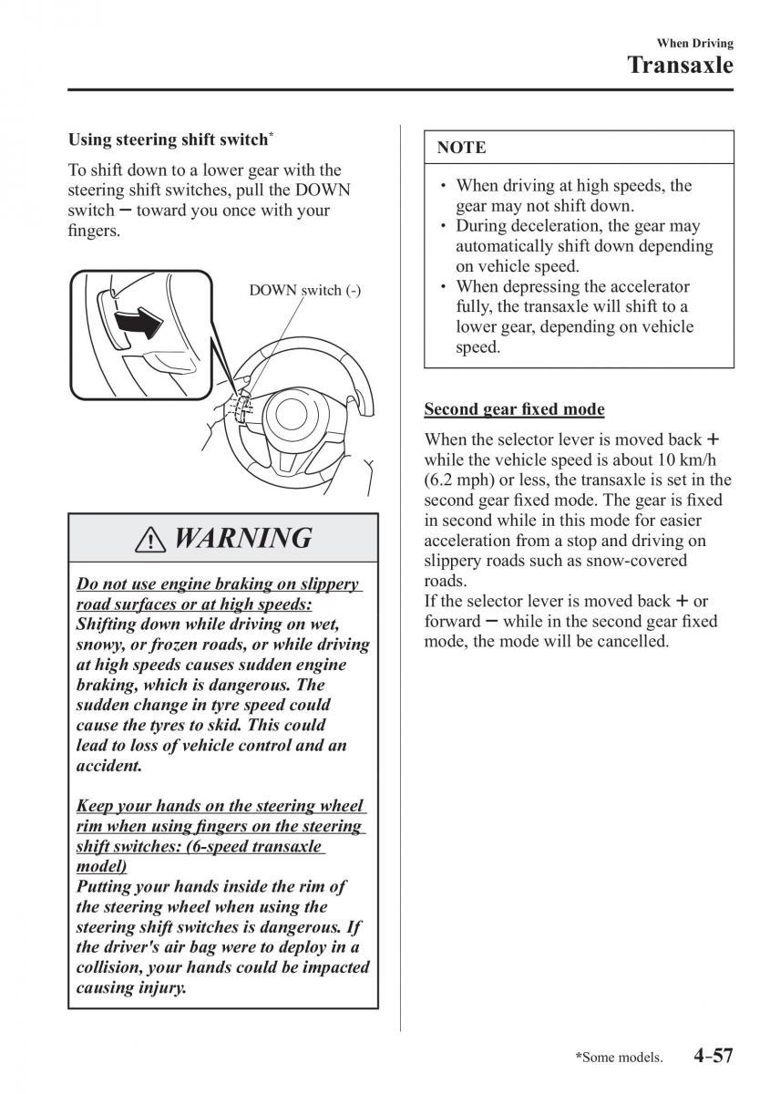 Mazda 3 III owners manual / page 207