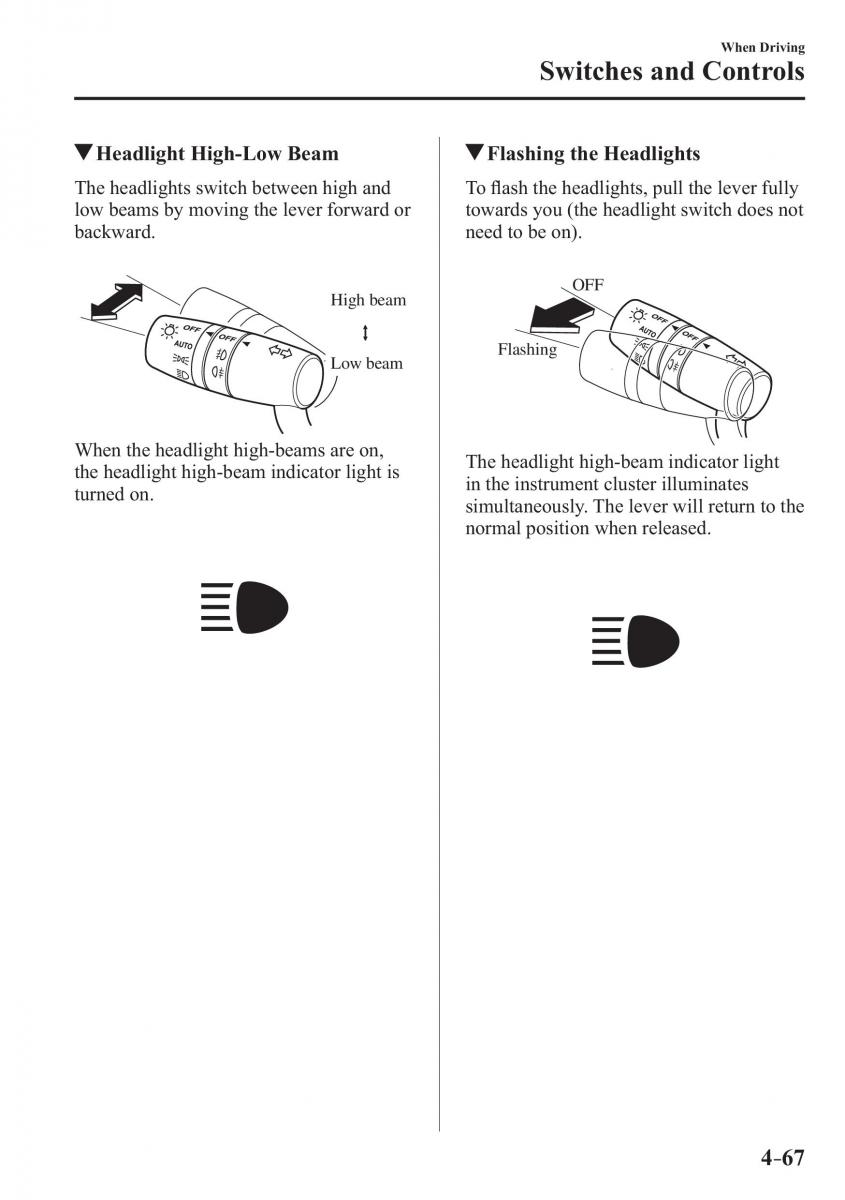 Mazda 3 III owners manual / page 217