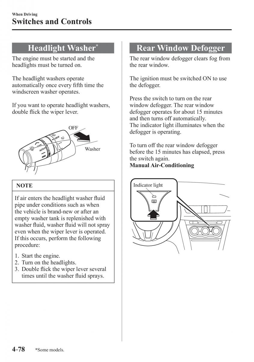 Mazda 3 III owners manual / page 228