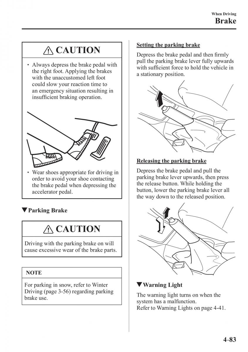 Mazda 3 III owners manual / page 233