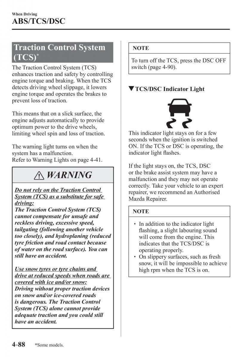 Mazda 3 III owners manual / page 238