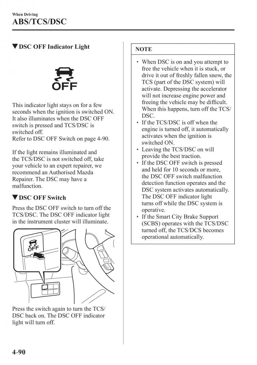 Mazda 3 III owners manual / page 240