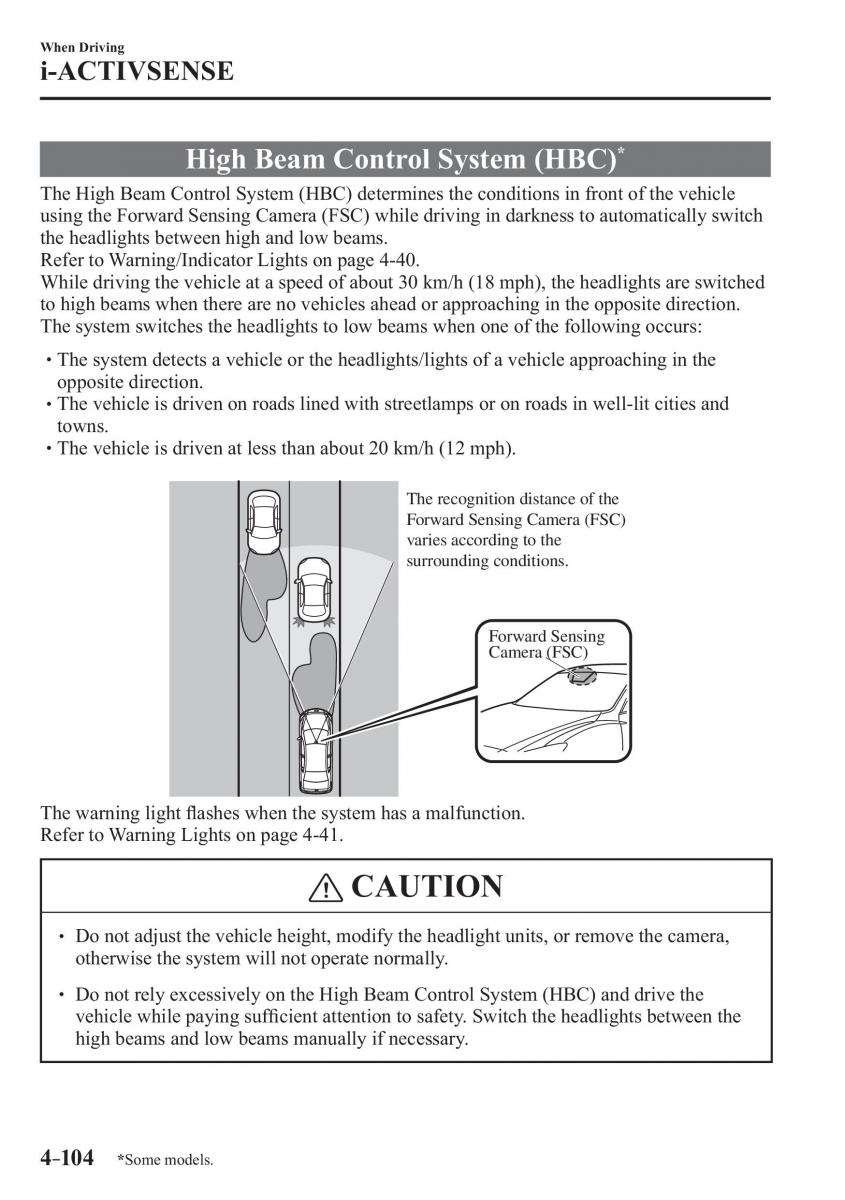 Mazda 3 III owners manual / page 254