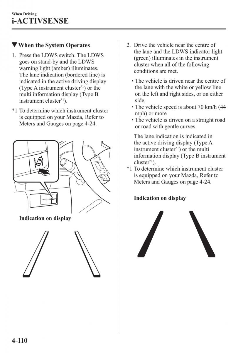 Mazda 3 III owners manual / page 260