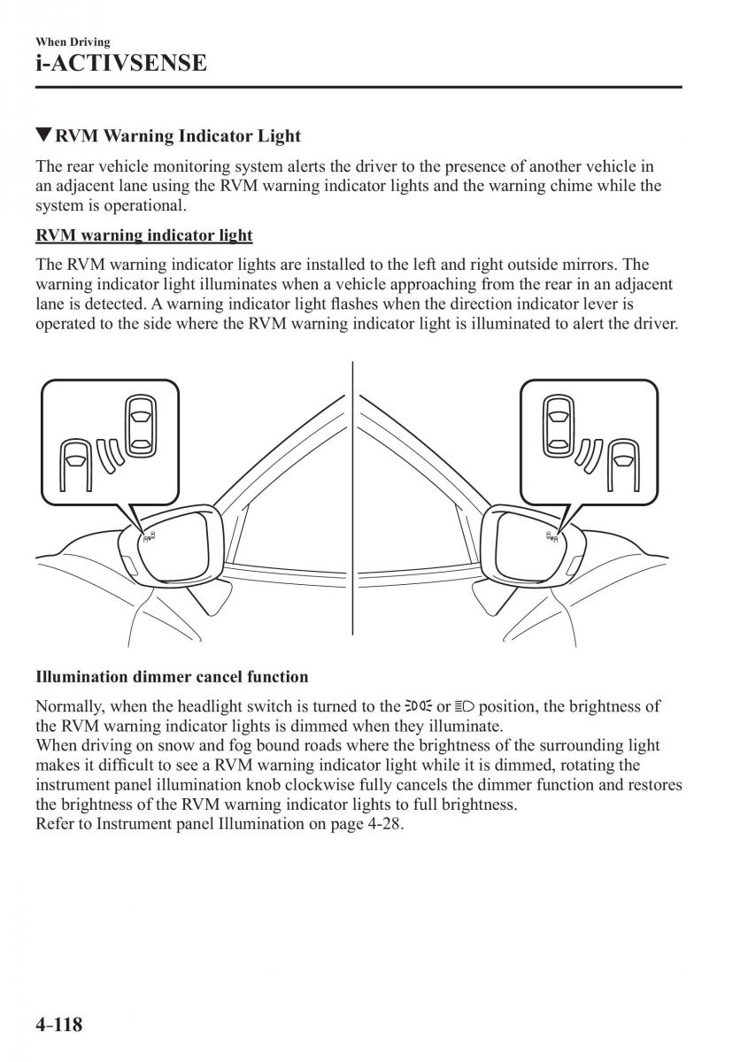 Mazda 3 III owners manual / page 268