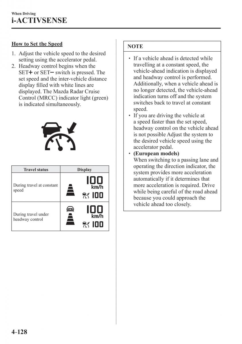 Mazda 3 III owners manual / page 278