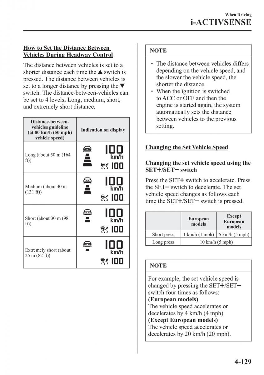 Mazda 3 III owners manual / page 279