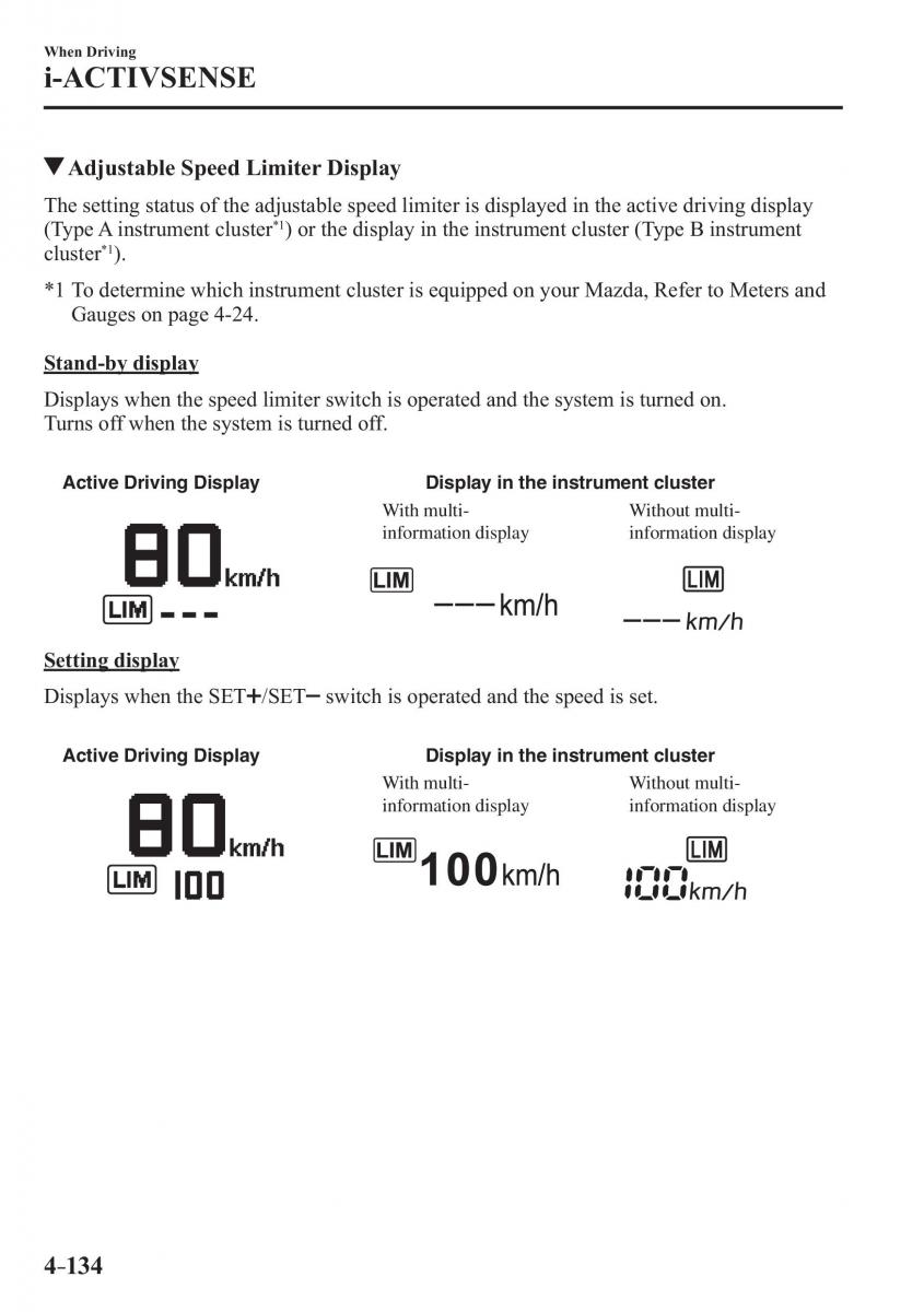 Mazda 3 III owners manual / page 284