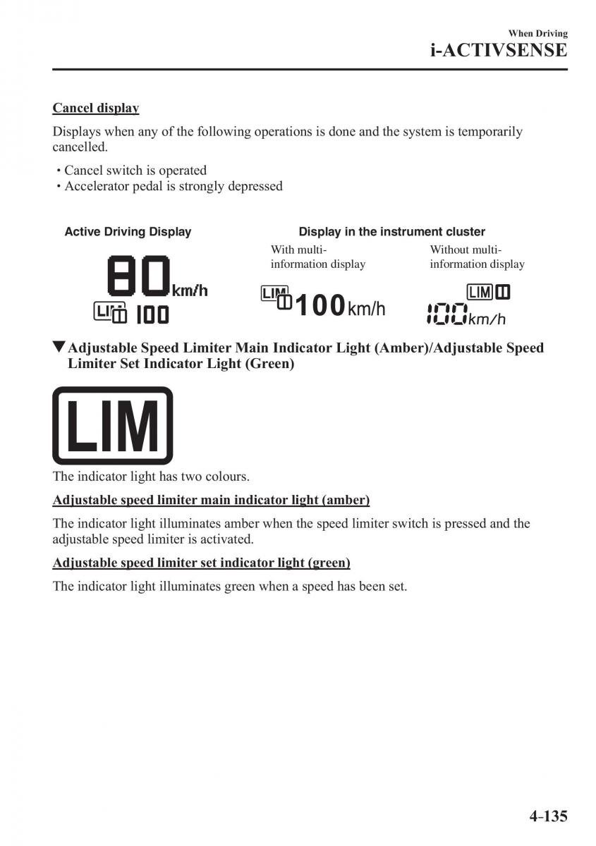 Mazda 3 III owners manual / page 285