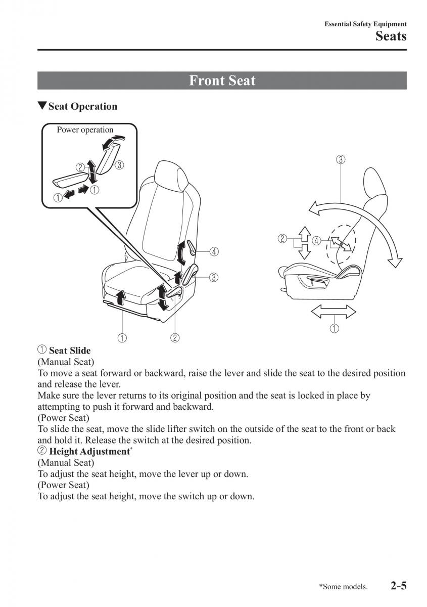 Mazda 3 III owners manual / page 29