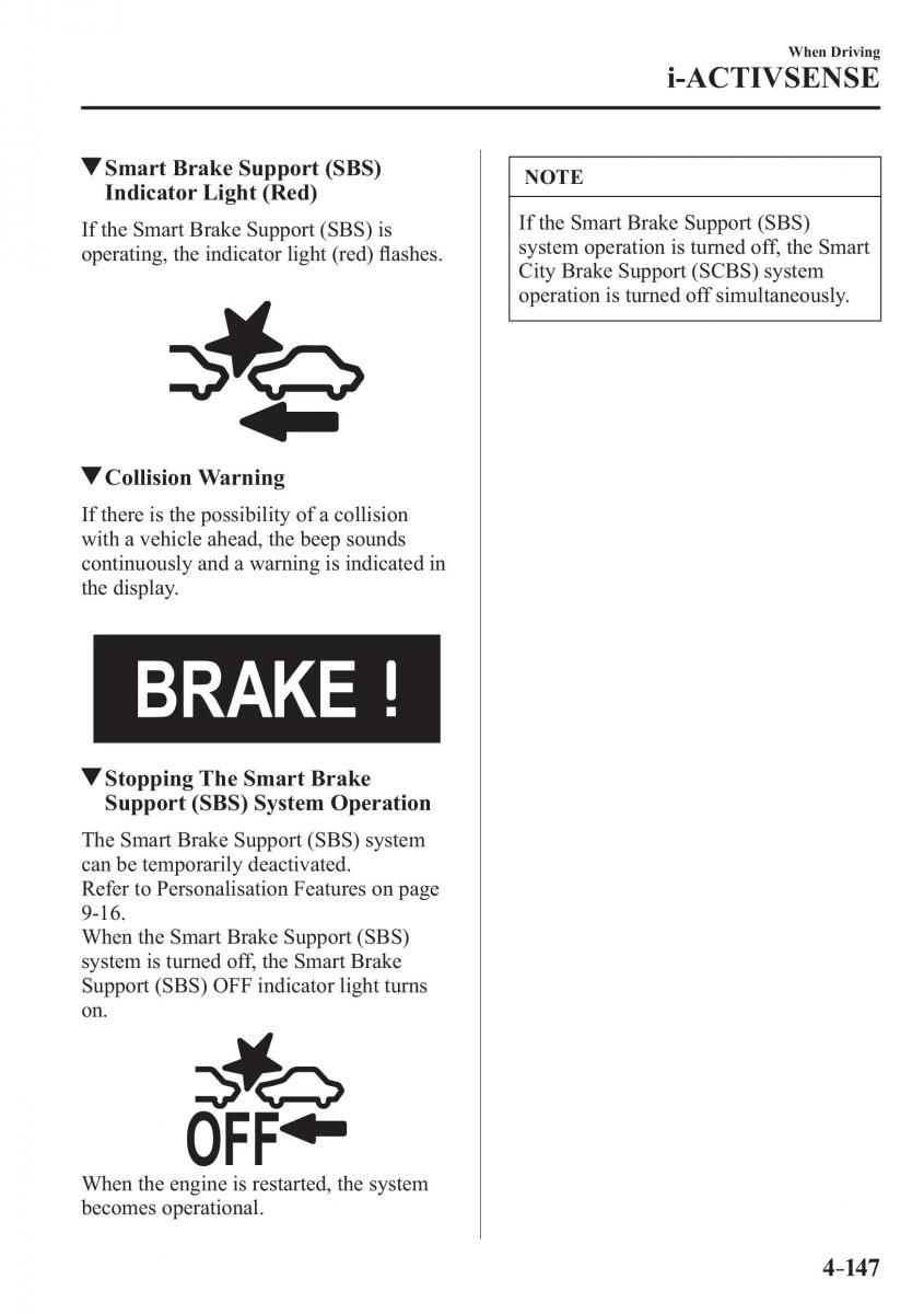 Mazda 3 III owners manual / page 297