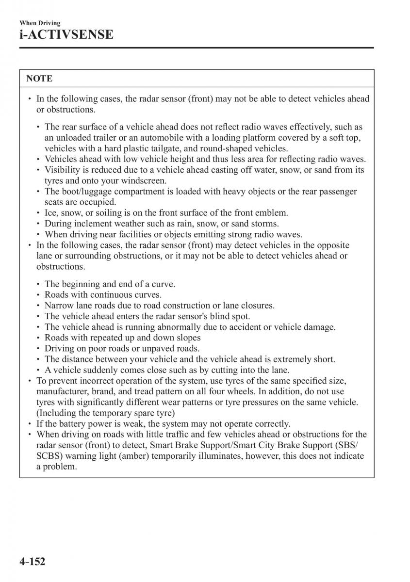 Mazda 3 III owners manual / page 302