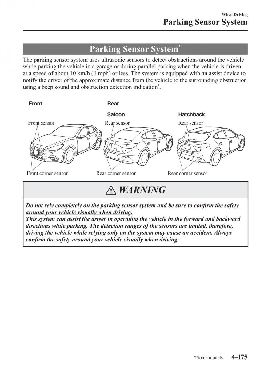 Mazda 3 III owners manual / page 325