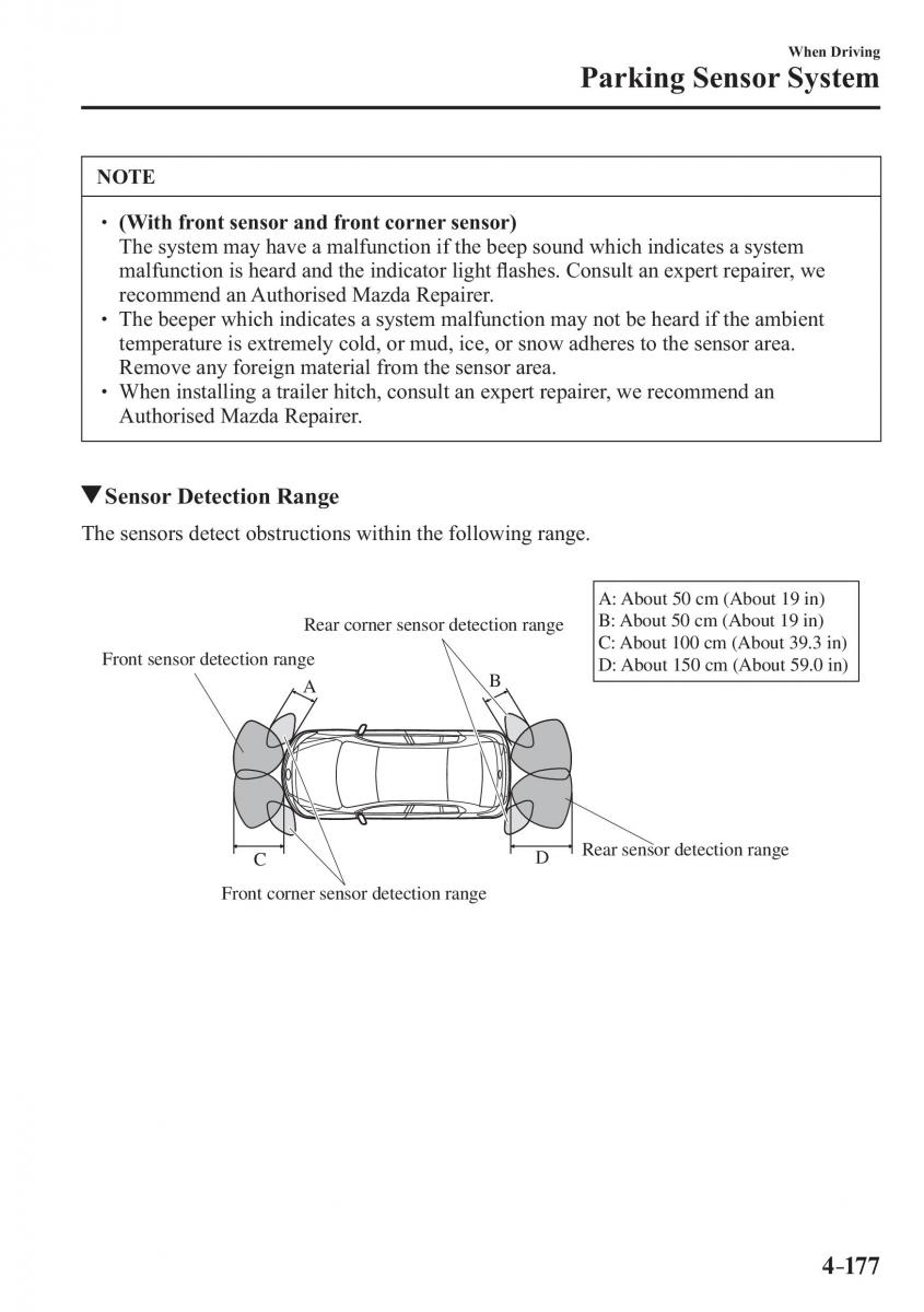 Mazda 3 III owners manual / page 327