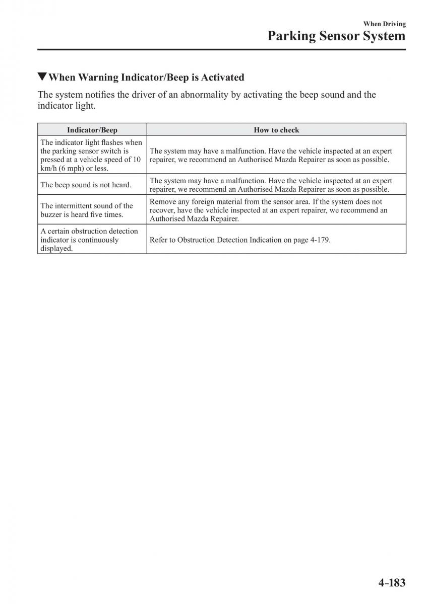 Mazda 3 III owners manual / page 333