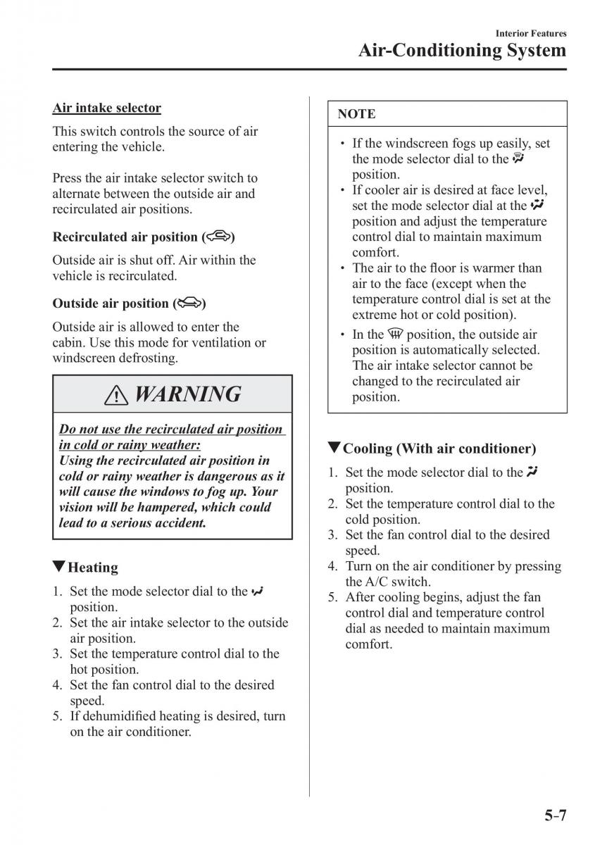 Mazda 3 III owners manual / page 341