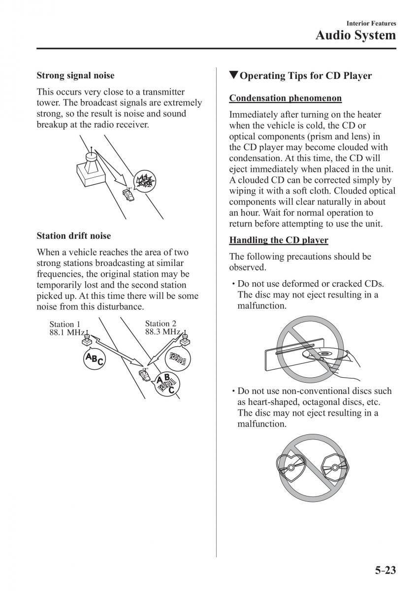 Mazda 3 III owners manual / page 357