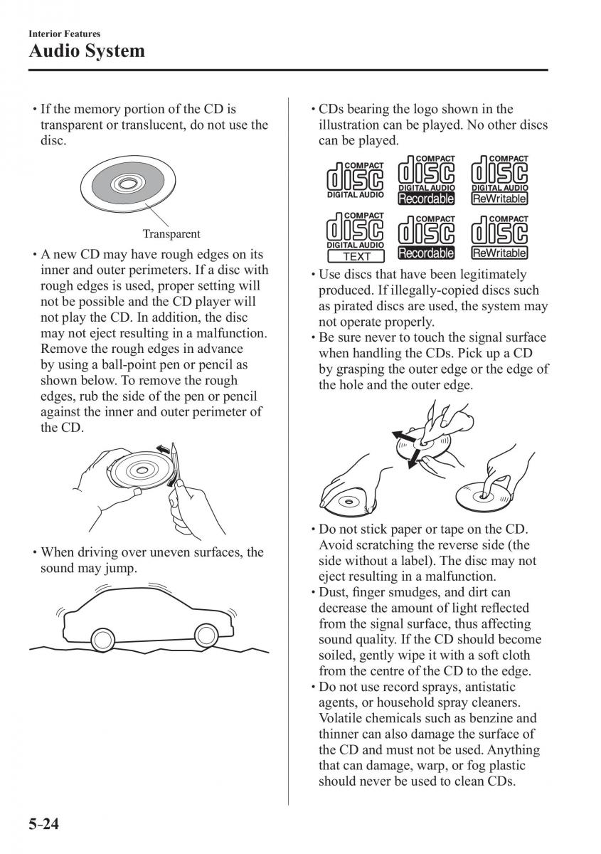 Mazda 3 III owners manual / page 358