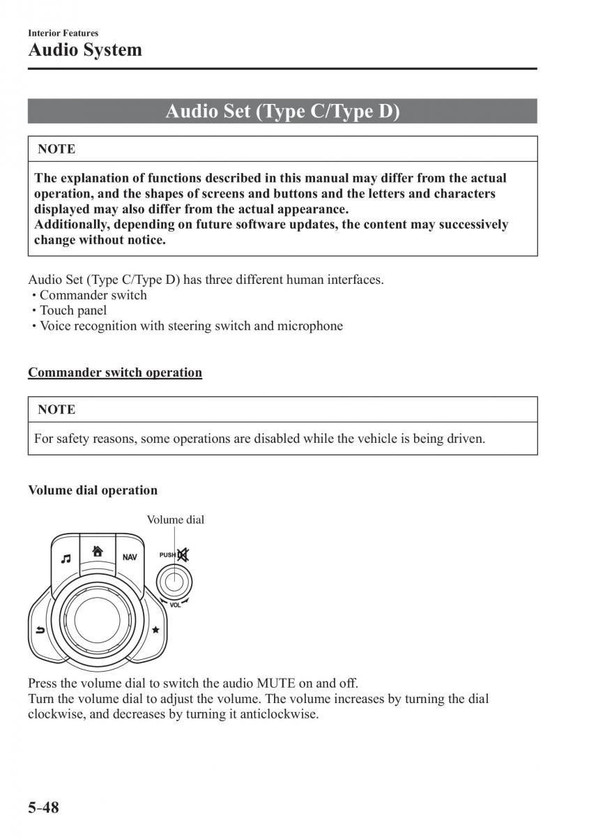 Mazda 3 III owners manual / page 382