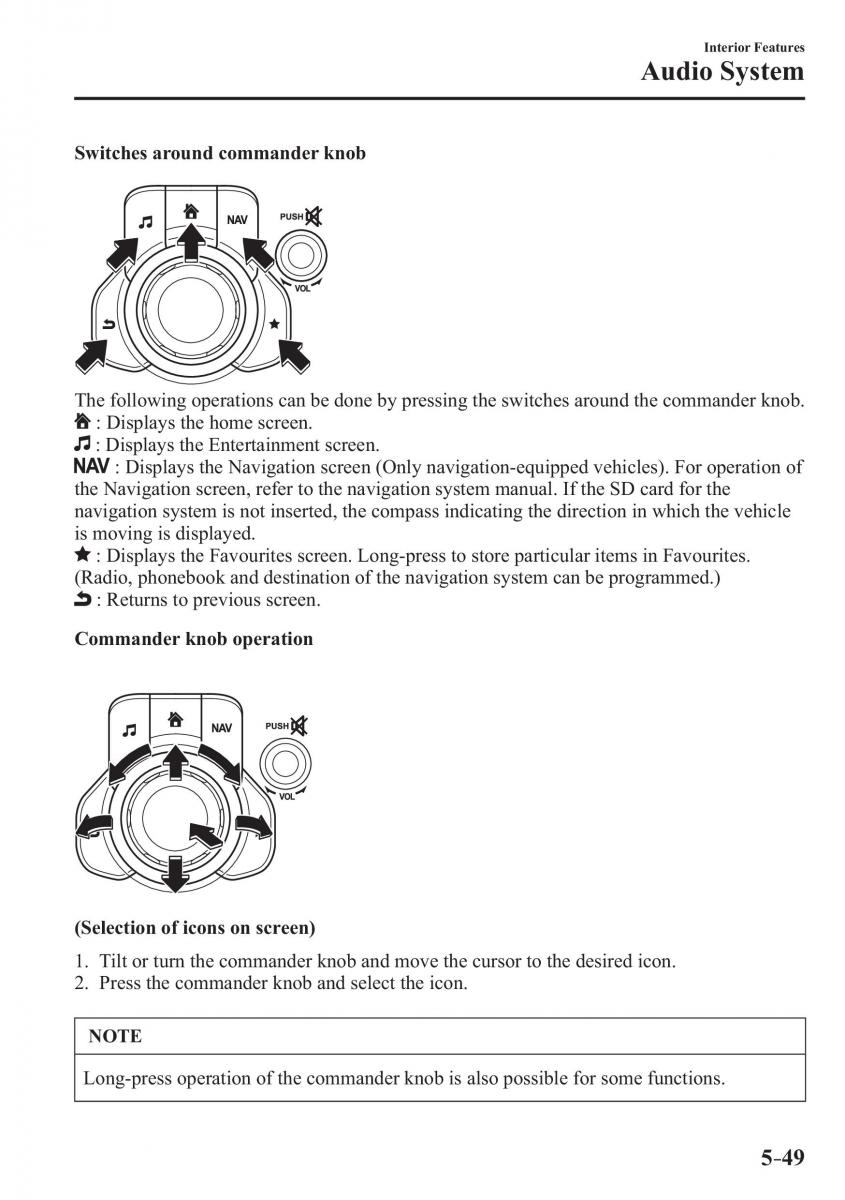 Mazda 3 III owners manual / page 383