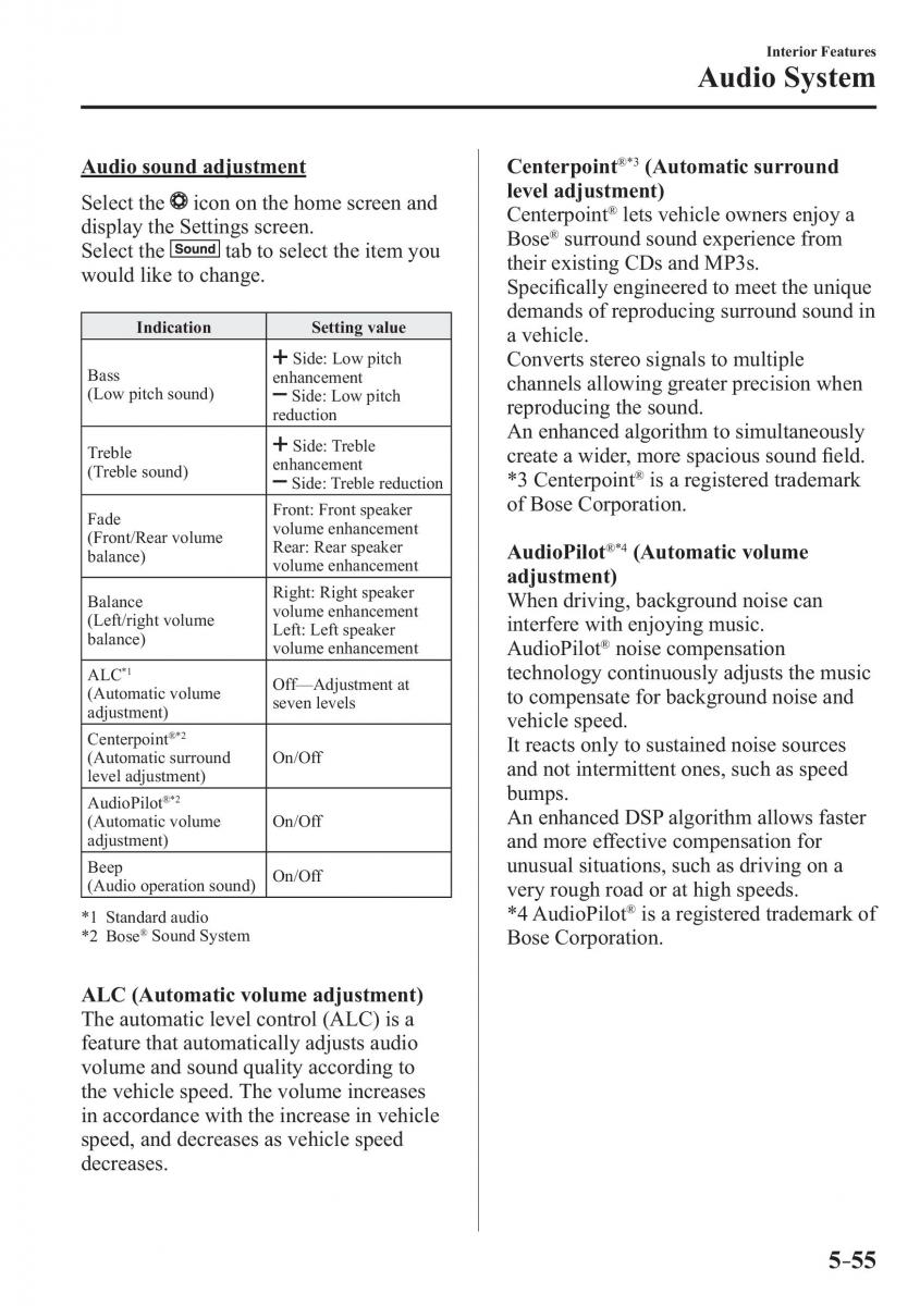 Mazda 3 III owners manual / page 389